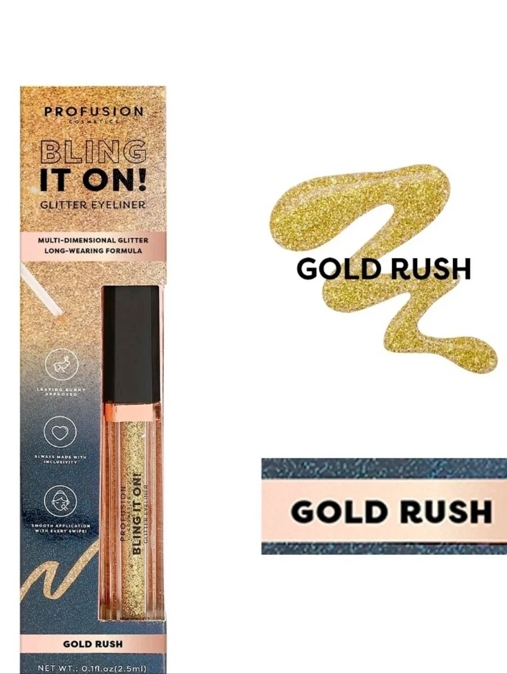 Profusion Cosmetics Bling It On! Glitter Eyeliner